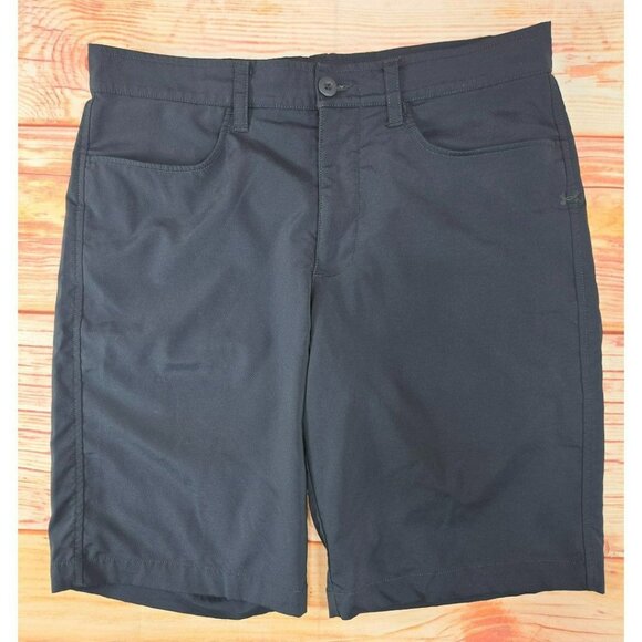 Under Armour Mens HeatGear Loose Fit Black Golf Shorts 32 - Picture 1 of 7